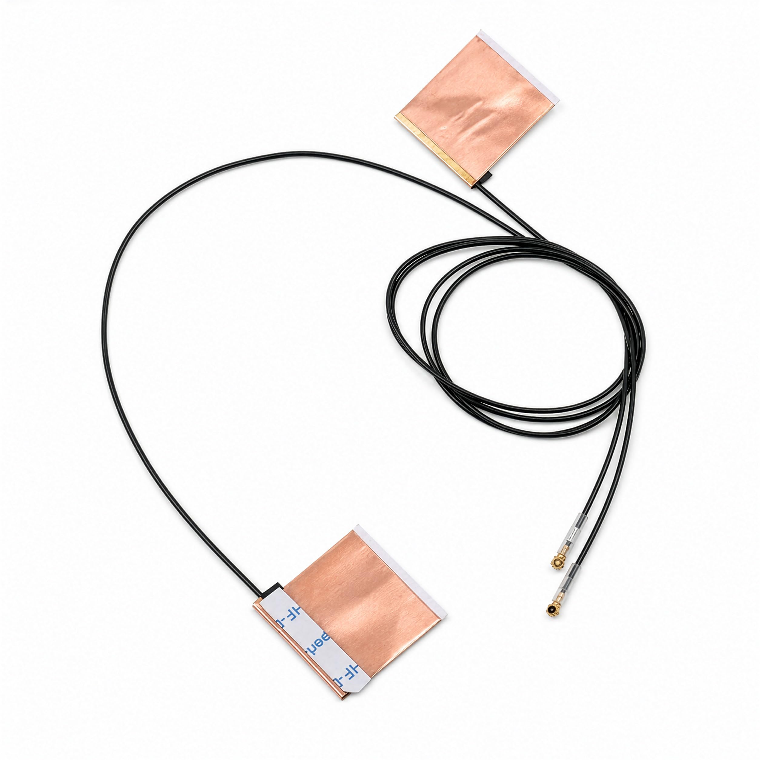 Antena WiFi Interna para computadora portátil, computadora de Escritorio y Placa Base | 2.4GHz/5GHz/6GHz | Conectores U.FL de 4ª generación (Compatible con MHF4) en Tarjetas Wi-Fi M2 | Paquete de 2