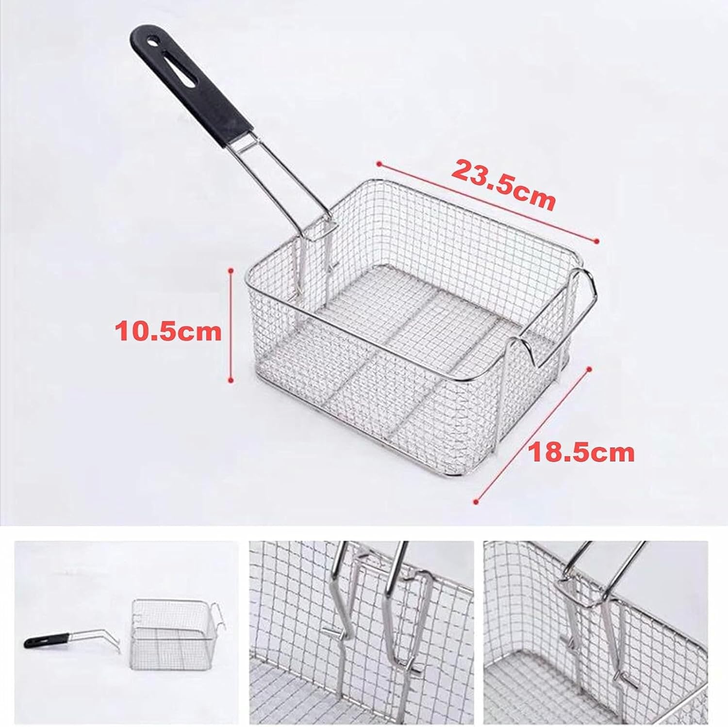 Commercial Stainless Steel Gas Fryer, 11L/22L Large Capacity Multi-function LPG Deep Fryer, Adjustable Firepower, Easy Clean, 304 Food Grade Stainless Steel~/