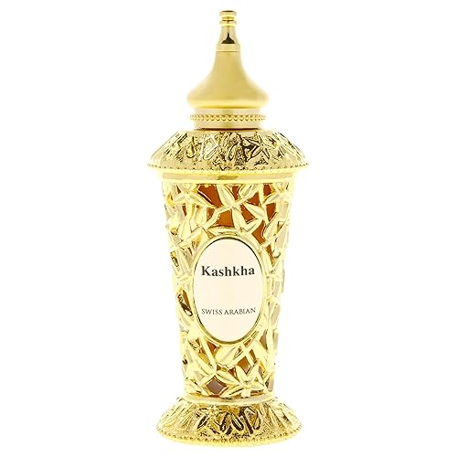 Miniatura 2 de Swiss Arabian Kashkha  Productos de lujo de Dubai  Fragancia de aceite de perfume personal de larga duración y adictiva  Un aroma seductor  0.6 onzas