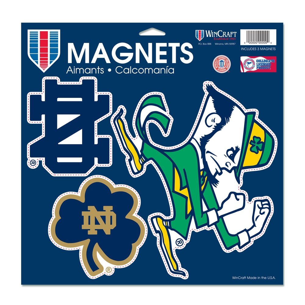 Wincraft NCAA Notre Dame Vinyl Magnet, 11 x 11