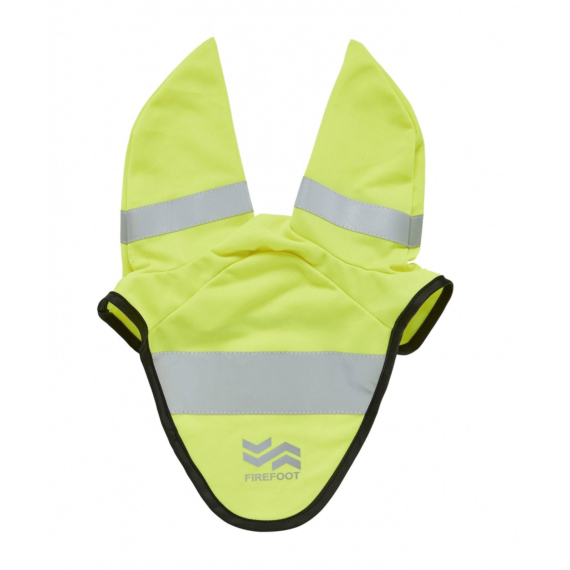 Firefoot Reflective Horse Ear Bonnet (Pony) (Yellow)
