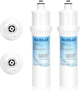 Filter Replacement SS-2.5, Replacement for Max Flow Water Filter SS-2.5, F.SET.SS-2.5 Filter Reduces Chlorine, Compatible with EWS SS-2.5 Water Unit, Install Directly On Faucet, 10,000 Gallon 2-PACK