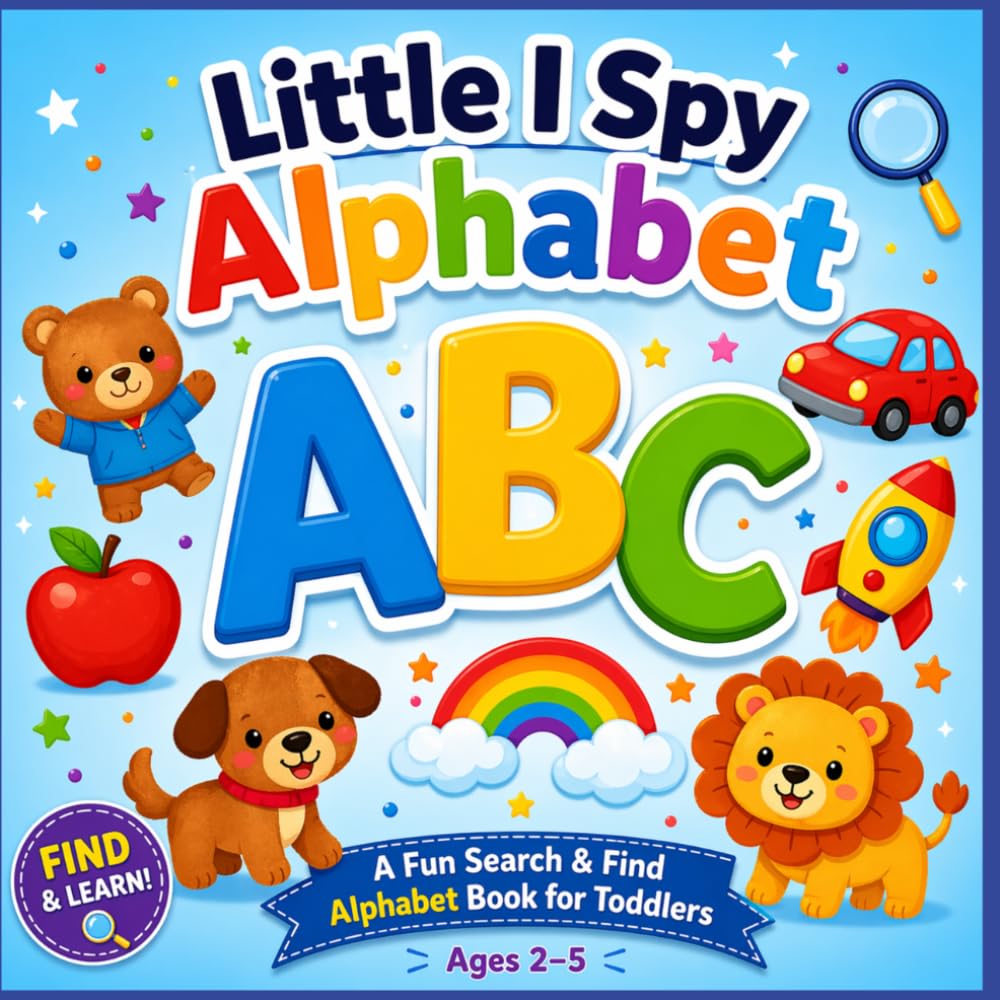 Little I Spy Alphabet: A Fun Search & Find Alphabet Book for Toddlers (Ages 2–5)