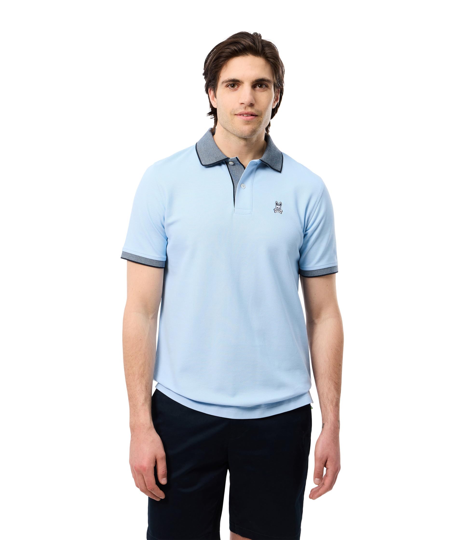 Psycho Bunny Men's Southport Pique Polo, Windsurfer