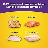 Vista 2 de Meow Mix Original Choice - Alimento seco para gatos, 18 onzas (paquete de 6)