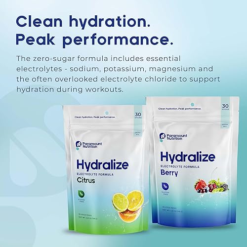 Miniatura 4 de Hydralize Fórmula de electrolitos - Mezcla de bebida de hidratación - Con sal rosa del Himalaya, glicinato de magnesio, cloruro de potasio - Para