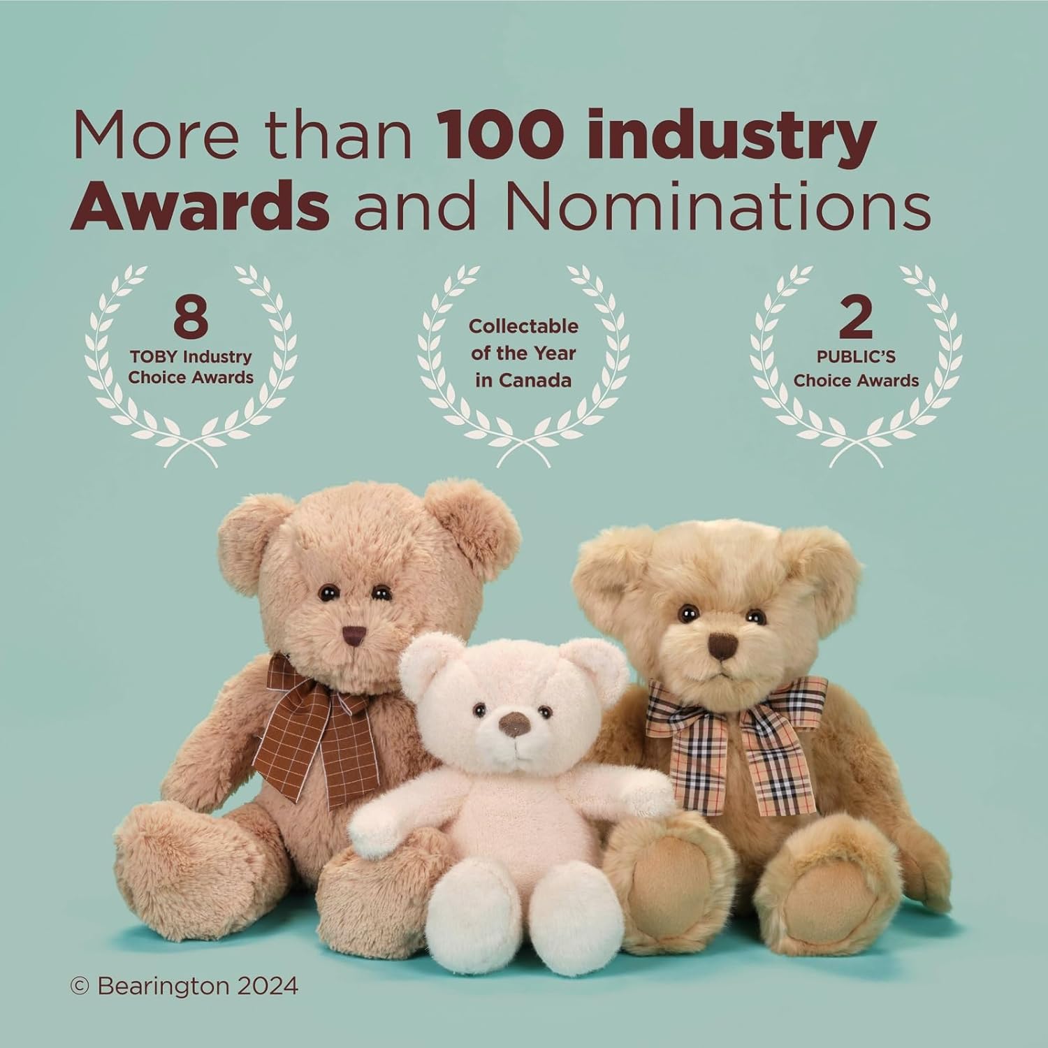 Bearington Huggles Creamy White Teddy Bear Stuffed Animal Toy - 16" Soft-Fur Teddy Bear Plushies with Satin Bow - Cuddly Stuffed Bears Plush Gift for Birthday, Anniversary, Holiday, or Graduation - Image 4