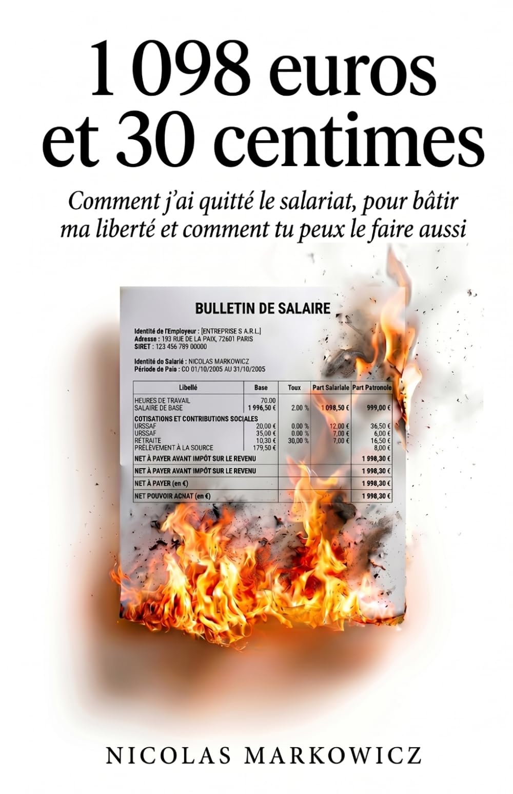 1 098 euros et 30 centimes: Comment j'ai quitté le salariat pour bâtir ma liberté — et comment tu peux le faire aussi