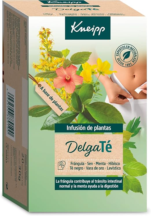 Kneipp DelgaTé Infusión Natural para Mejorar la Digestión y Regular el Tránsito Intestinal