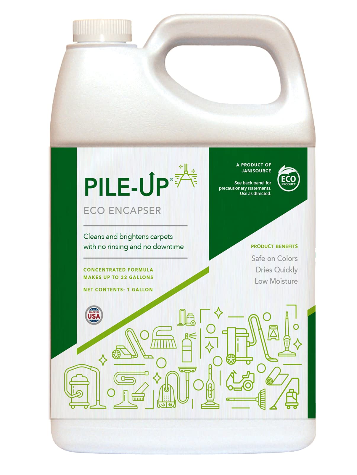 PileUP Eco Encapsulating Carpet Cleaner - Gallon (Each)