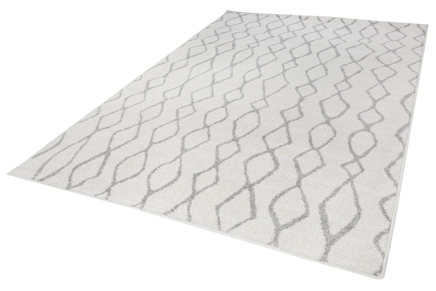 andiamo Webteppich Bolonia Ornament-Muster modern Polypropylen Öko-Tex 100 Teppich in grau, 160 x 235 cm