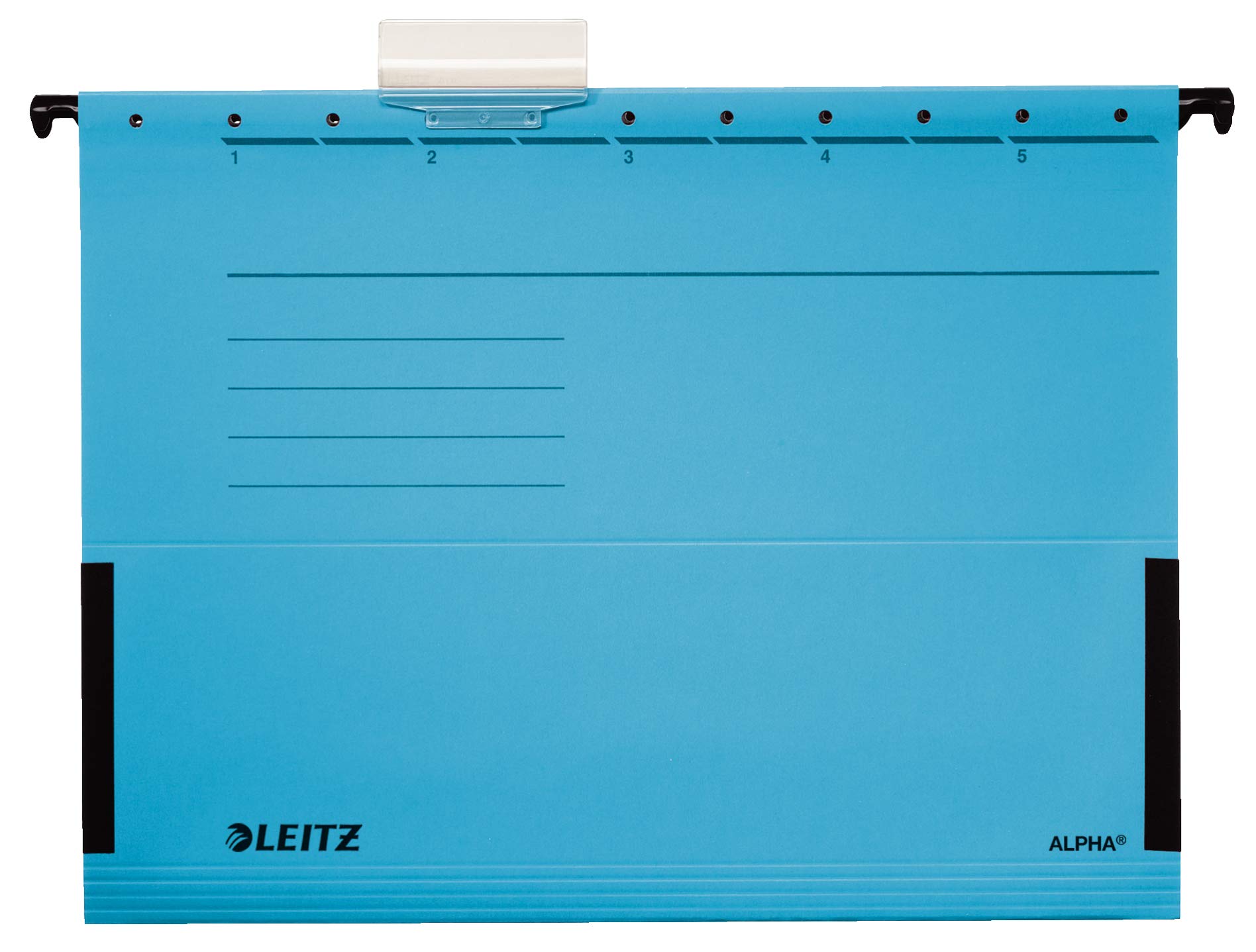 Leitz Hängetasche A4 Alpha (20er Pack, 4 Farben Sortiert) je 5x rot, grün, blau und gelb