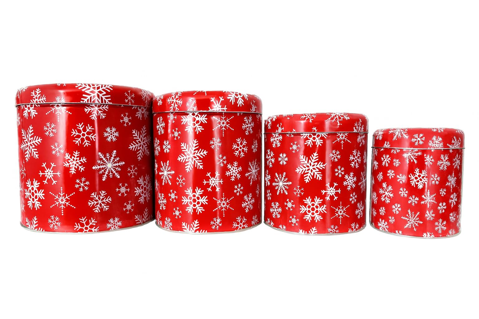 Brandsseller Lot De 5 Boîtes à Biscuits Rectangulaires En Métal