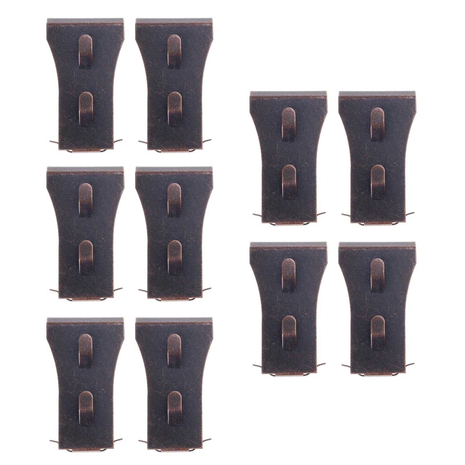 Woedpez 10Pcs Alloy Steel Brick Hook Sturdy Clamps Secure Fastening Wall Outdoor Hook Clamp