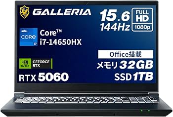 Amazon.co.jp: ガレリア ゲーミングノートPC 【 RTX 5060 / Core i7