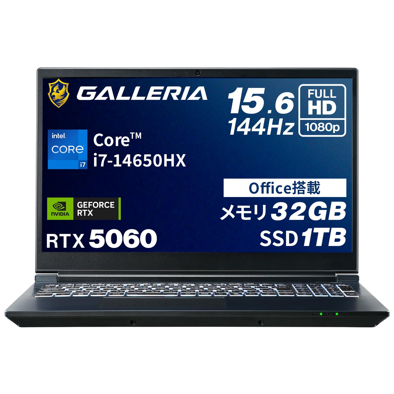 Amazon.co.jp: ガレリア ゲーミングノートPC 【 RTX 5060 / Core i7