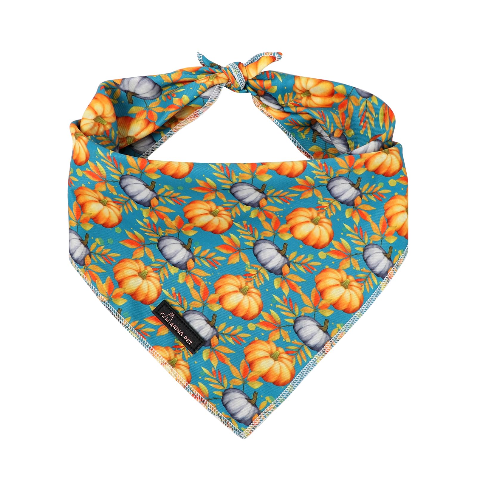 ARING PET Fall Dog Bandanas, Autumn Halloween Pumpkin Scarf for Small Medium Large Boy Girl Dogs-Size L — image 1