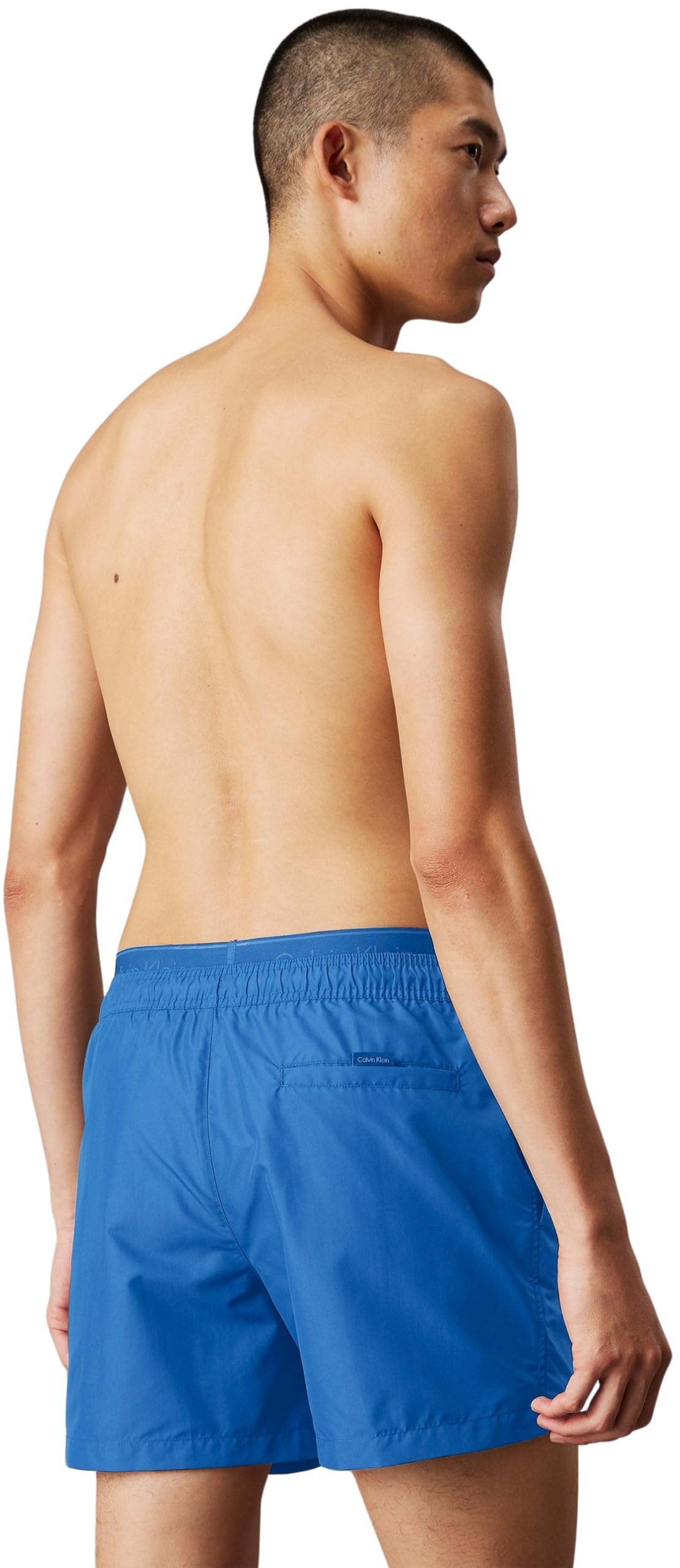Calvin Klein Bañador Hombre Medium Double con Cintura Ajustable