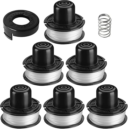 RS-136 Repuesto para Black + Decker Weed Eater Bump Carrete de alimentación automática compatible con ST1000 ST4000 ST4500 GE600 CST800 ST6800,