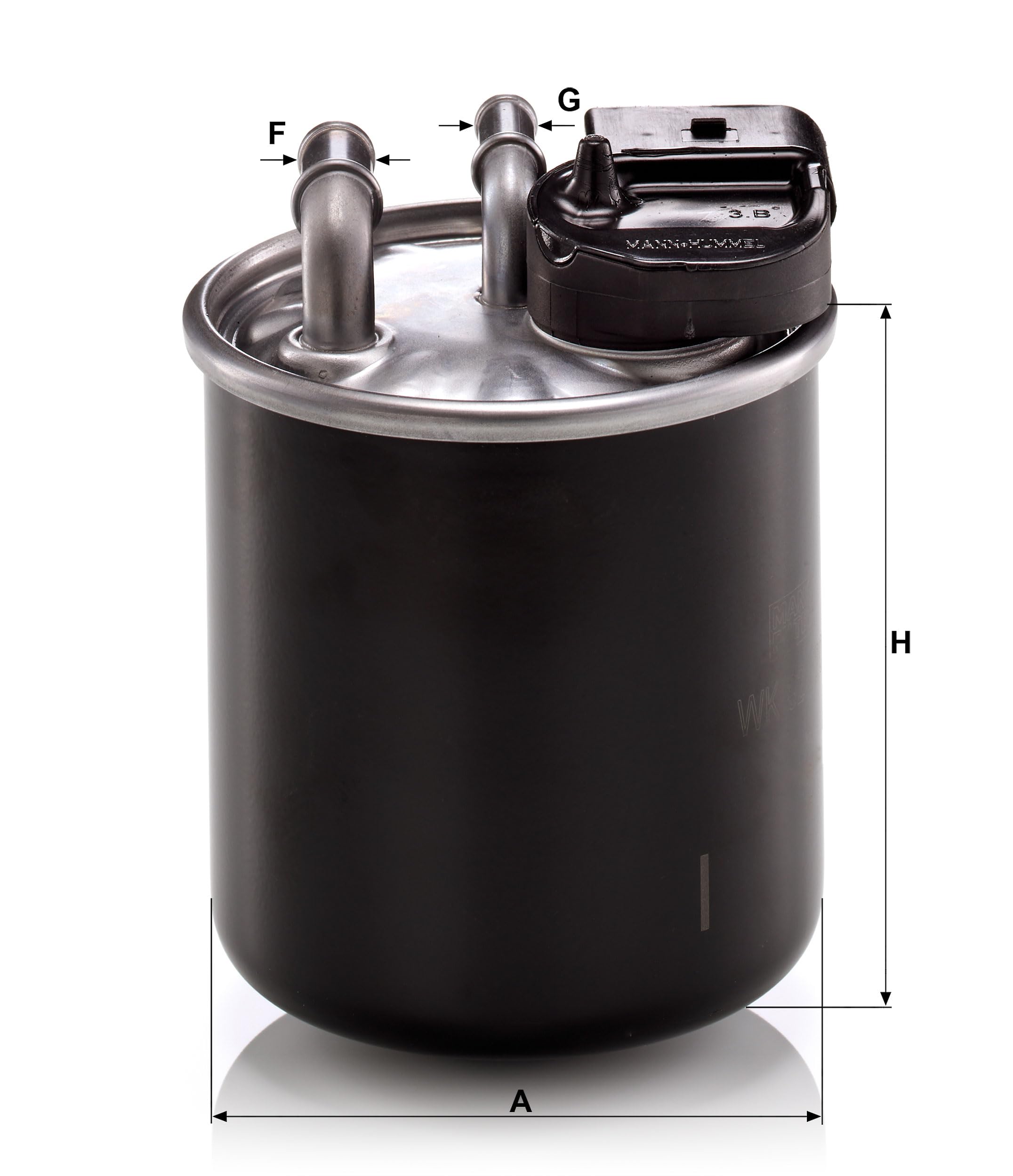 MANN-FILTER, WK 820/20 Filtro de combustible | Para Turismos, Protección sistema combustible, Protección inyectores, Combustible limpio, Calidad original OE