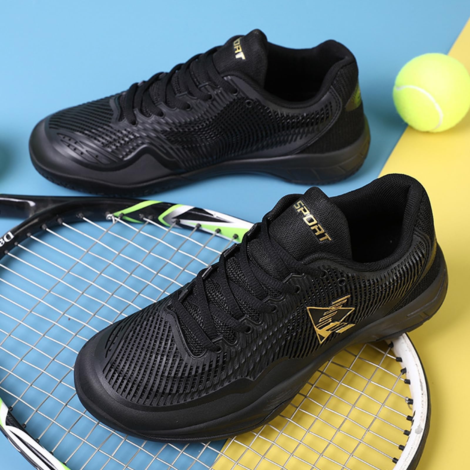 Zapatillas de Pickleball para Hombre, Tenis, ráquetbol, ​​Squash, para Interior y Exterior, bádminton, cómodas, Ligeras, Entrenamiento en cancha Voleibol