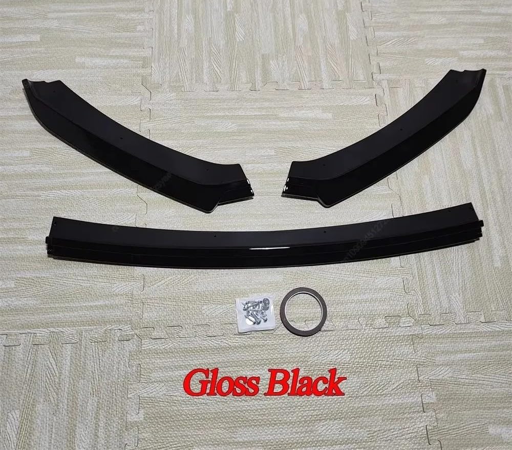 [GOOD SPOILER] Spoiler Delantero para Seat León MK3 (2012-2020) (Negro Brillante)
