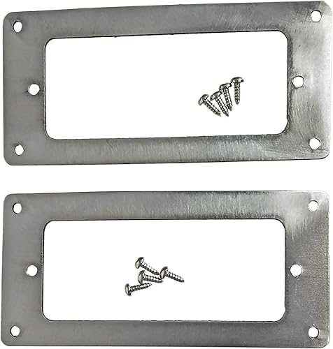 2 anillos de acero inoxidable Mini Humbucker para pastillas