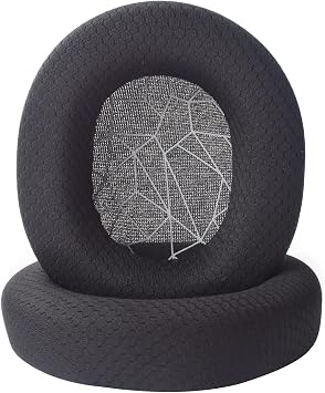Arctis 7 Replacement Earpads Cover Soft Ear Cushions Compatible with SteelSeries Arctis9 Arctis7 Arctis5 Arctis3 Arctis1 and Arctis pro Wireless Gaming Headphones Arctis-Black&White