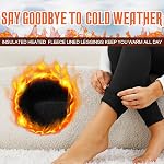3 Pack Fleece Lined Leggings Women High Waisted Warm Winter Yoga Pants for Women Thermal Running Workout Leggings