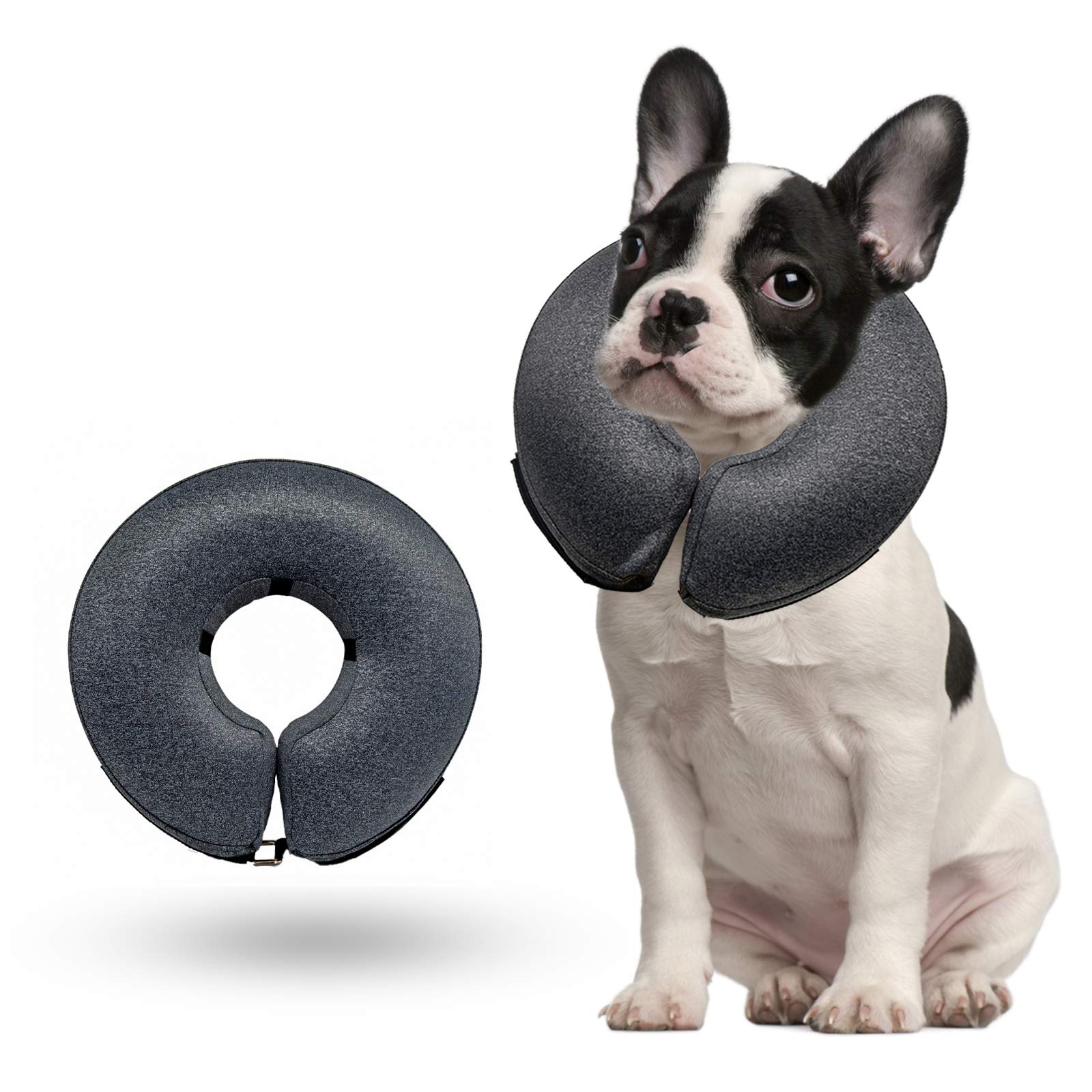 WONDAY Dog Cone for After Surgery, Pet Inflatable Collar Comfy Soft Dog  Cone, Adjustable Protective Recovery Dog Collar for Wound Healing and  Prevent