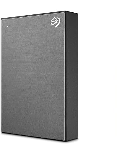 Seagate One Touch 2TB External HDD with Password Protection – Space Gray, for Windows and Mac, with 3 yr Data Recovery Services, and 6 Months Mylio…