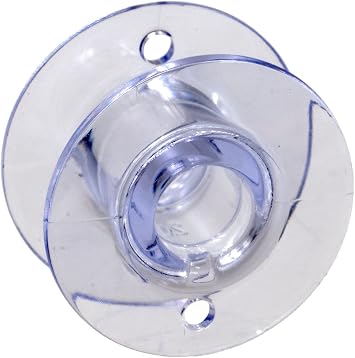 Ultima Bobbin Box with Bobbins Plastic See Through Bobbin Storage Box Bobbin Holder with 28 Class-15 (SA156) Clear Plastic Bobbins