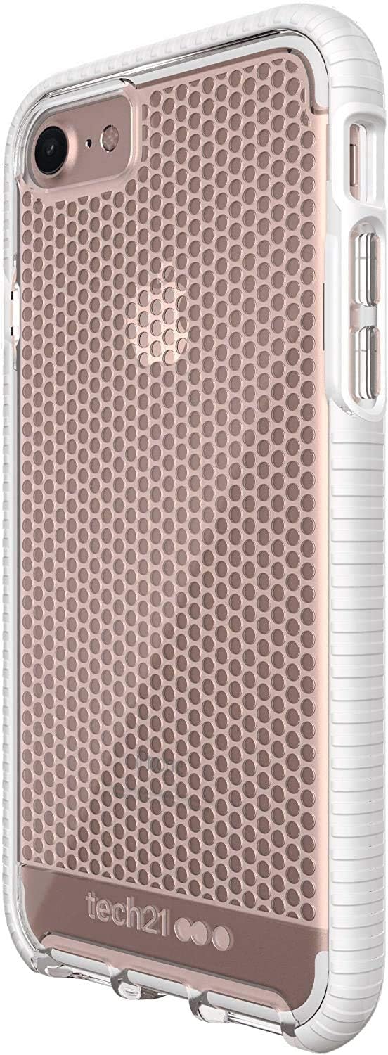 tech21 Evo Mesh for Apple iPhone 7/8/ and SE (2020) Phone Case - White (T21-5404)
