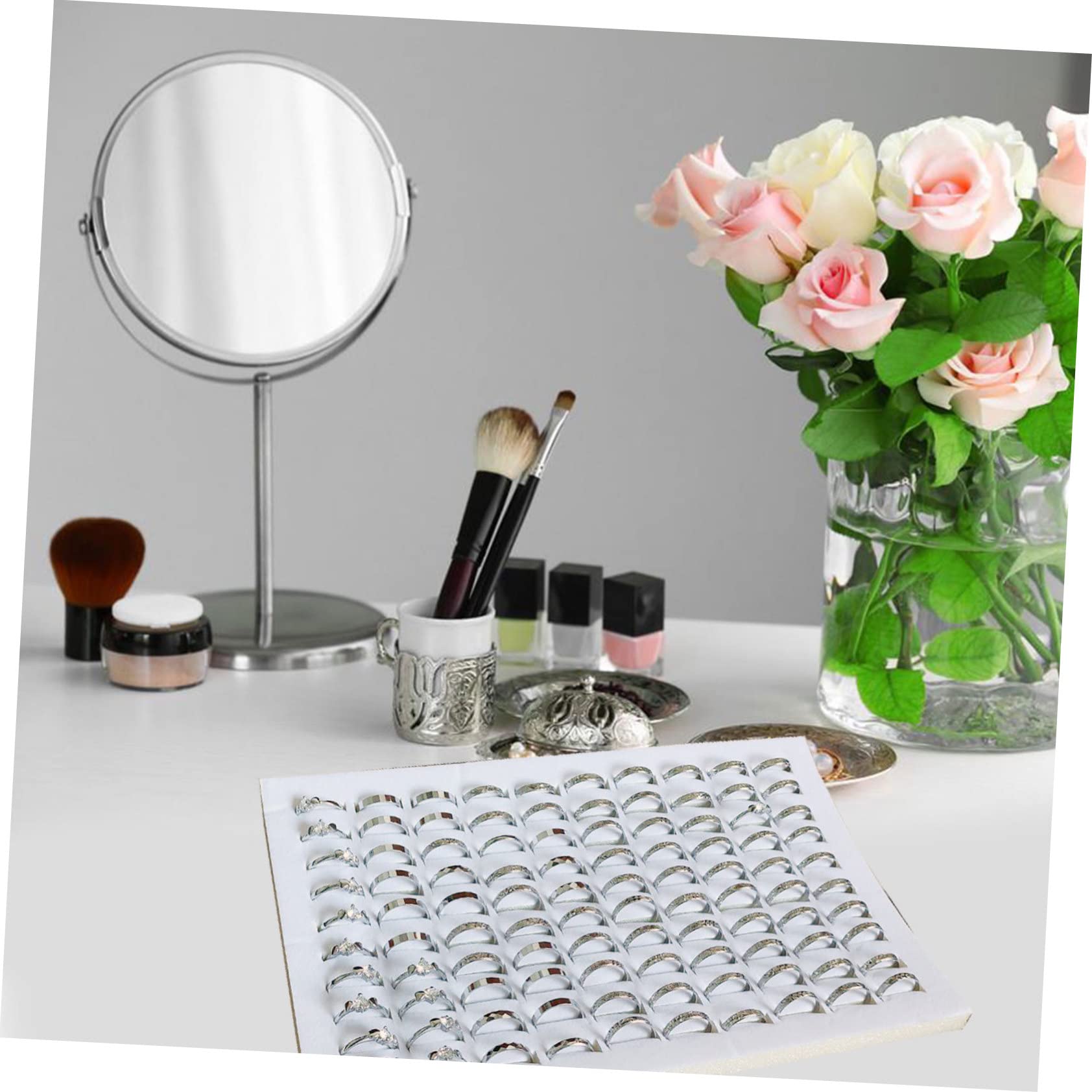 6 pz Scatole Regalo Gioielli con Collana Spugna Orologio Displaybox