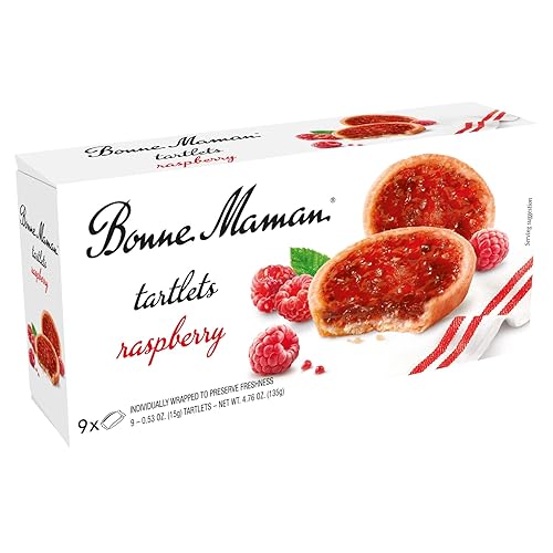 Bonne Maman Rasberry Tartlettes, 4.76 Ounce (Pack of 1)
