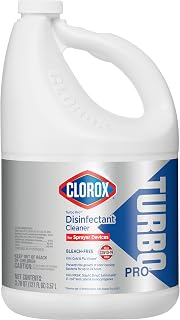 Clorox Turbo Pro Disinfectant Cleaner for Sprayer Devices, Bleach-Free, Kills Cold and Flu Viruses and COVID-19 Virus*, 121 Fluid Ounces