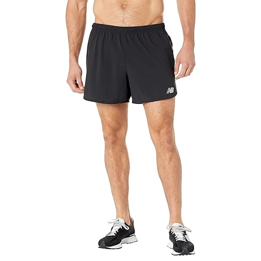 New Balance Men's Impact Run 5 Inch Short 22, Black, X-Large