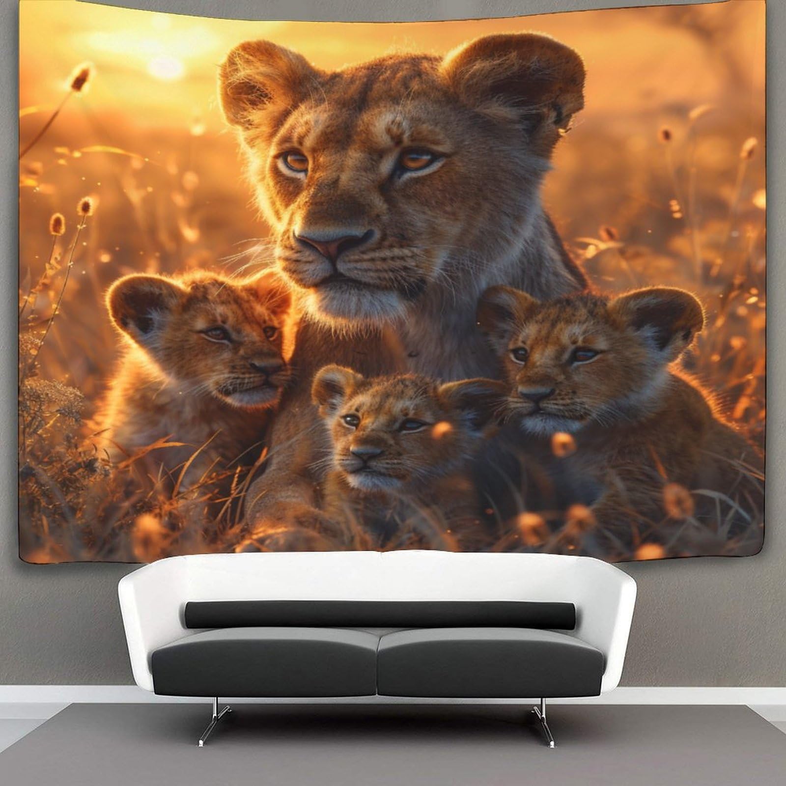 kaiyun Animal Tapestry Wall Hanging Cheetah Art for Bedroom Living Room Dorm Decor 180cmx230cm