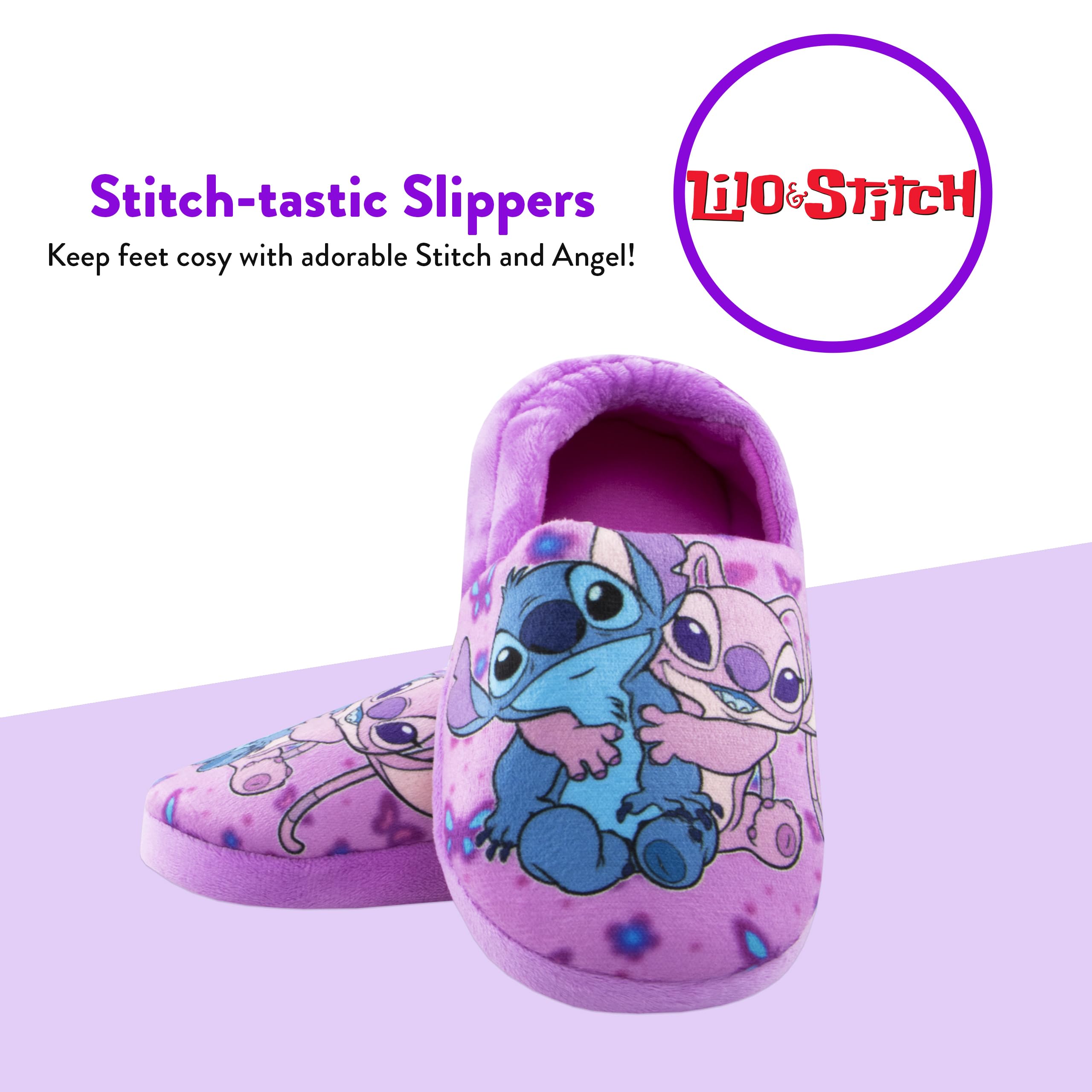 Disney Lilo Et Stitch Pantoufles Fille | Pantoufle Stitch Enfant | Chausson Stitch | Chaussons Fille | Chaussons Enfant