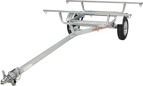 Vista 34 de Malone MPG461B2 MicroSport 2 Remolque de kayak con 2 literas y neumático de repuesto Capacidad de 20 pies/800 libras Totalmente sumergible