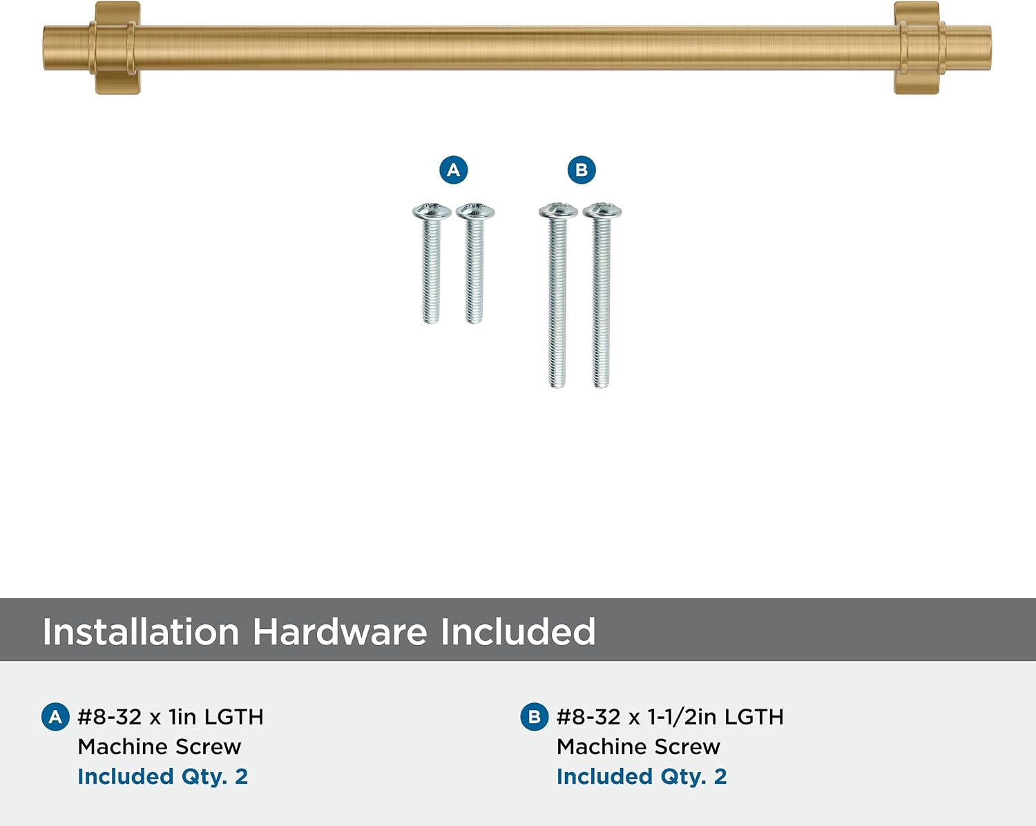 Amerock Davenport 8-13/16 inch (224mm) Center-to-Center Champagne Bronze Cabinet Pull, BP36619CZ