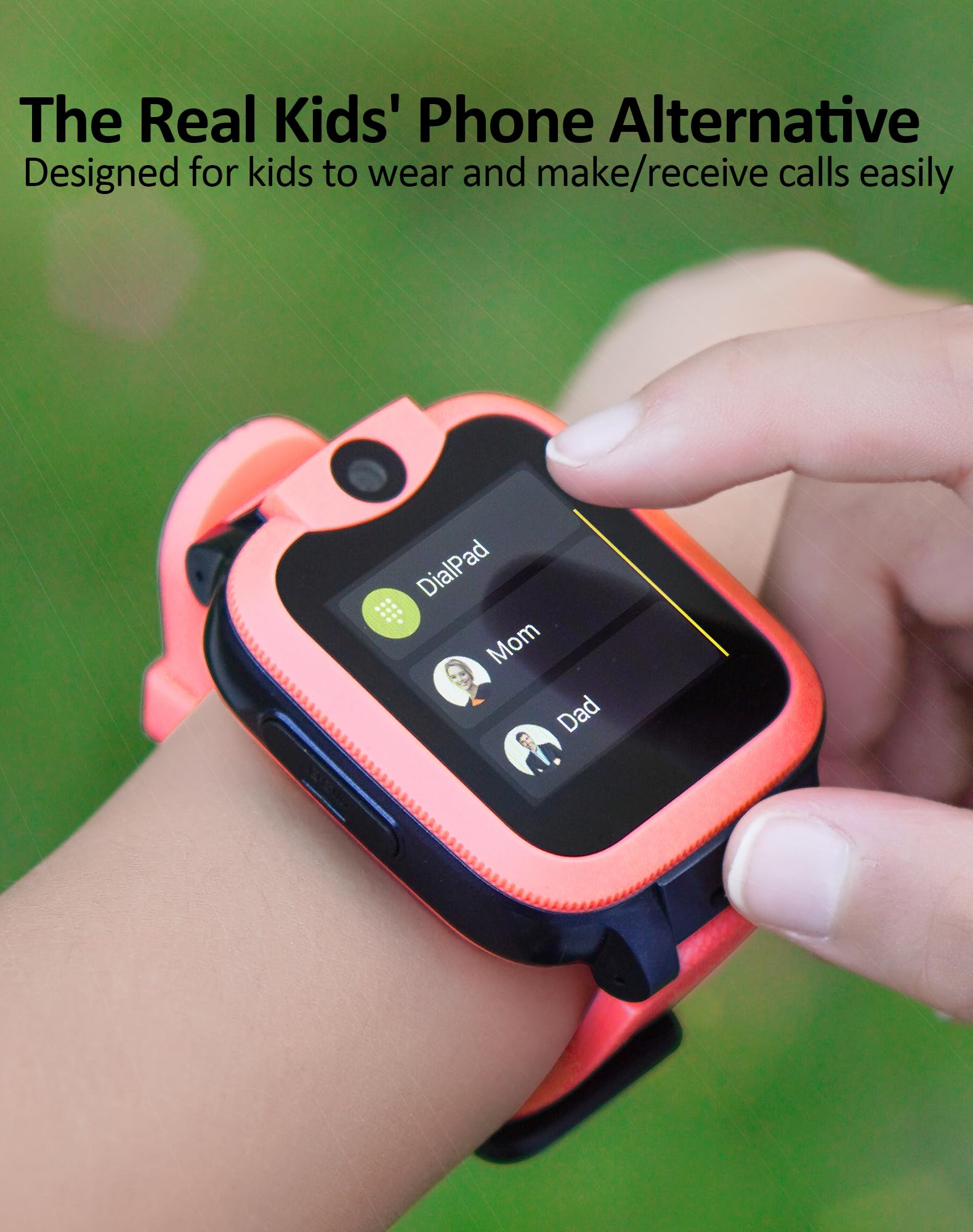 Easyfone KW2 Smart Watch Phone for Kids with Safe Calling, GPS & Activity Track and Parent App, 4G Kids Smartwatch with Phone Calls, SOS Button and School Mode, Childrens' Phone Alternative (Pink) — view 2