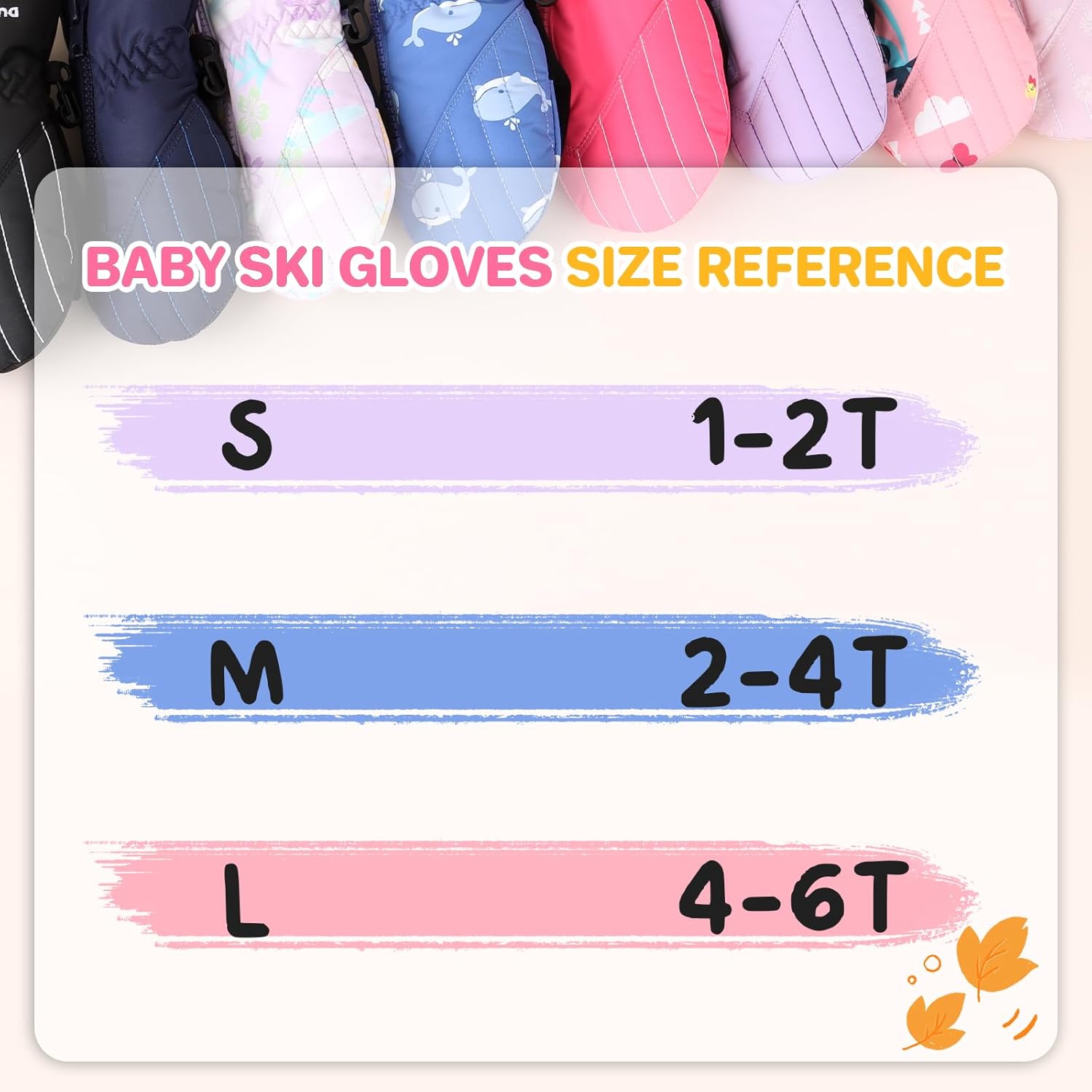 Kids Waterproof Winter Snow Gloves Mittens for Toddlers - Zippered Ski Mittens for Baby Boys and Girls - Image 6