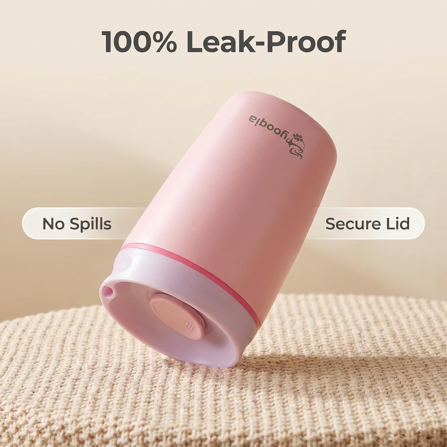 Insulated Travel Coffee Tumbler, Stainless Steel, Leak Proof, BPA Free, 12 oz (pink)