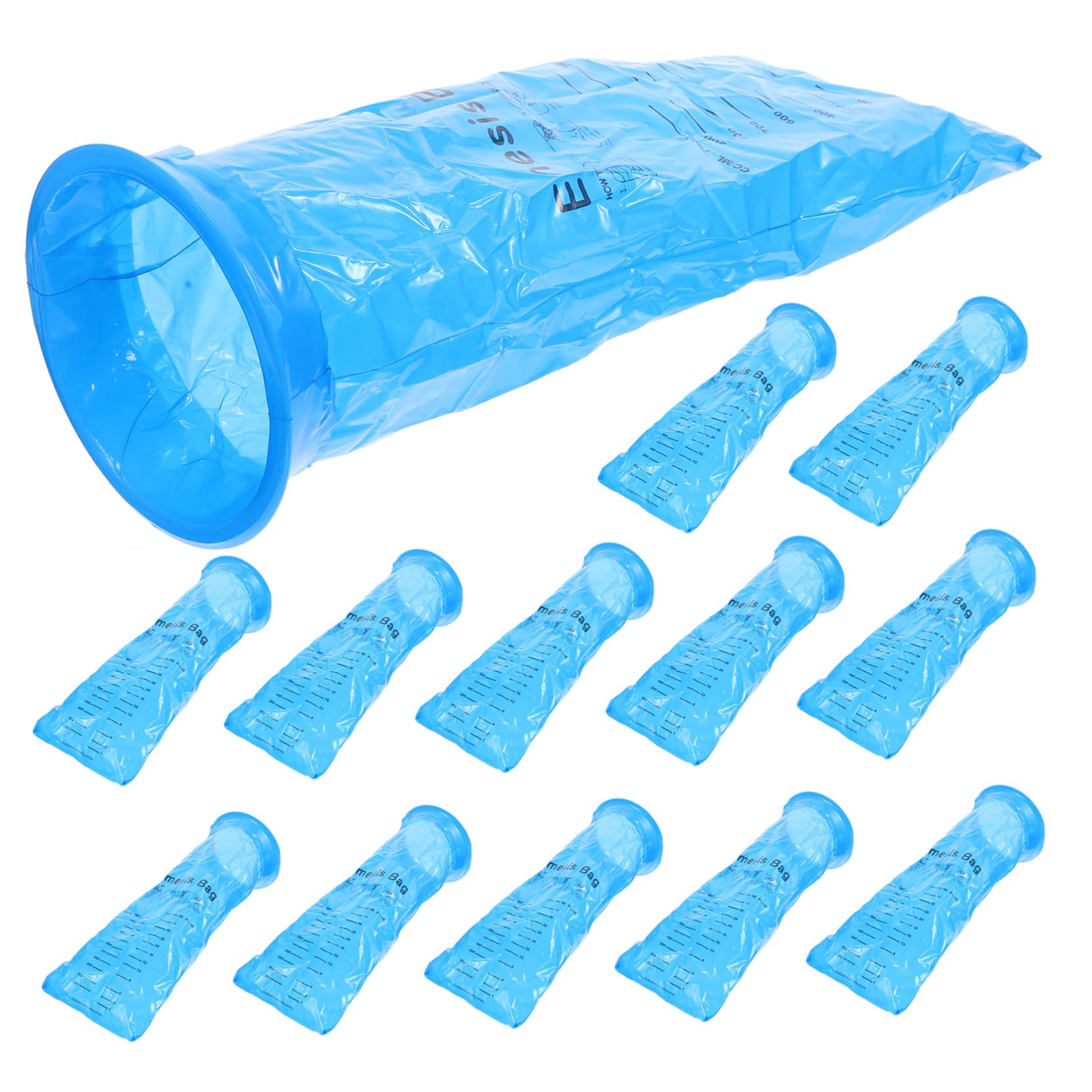 FRCOLOR 25Pcs Portable Vomit Bags Disposable Barf Bags for Carsickness for Travel Airplane Camping Sealing Design for Easy Cleanup