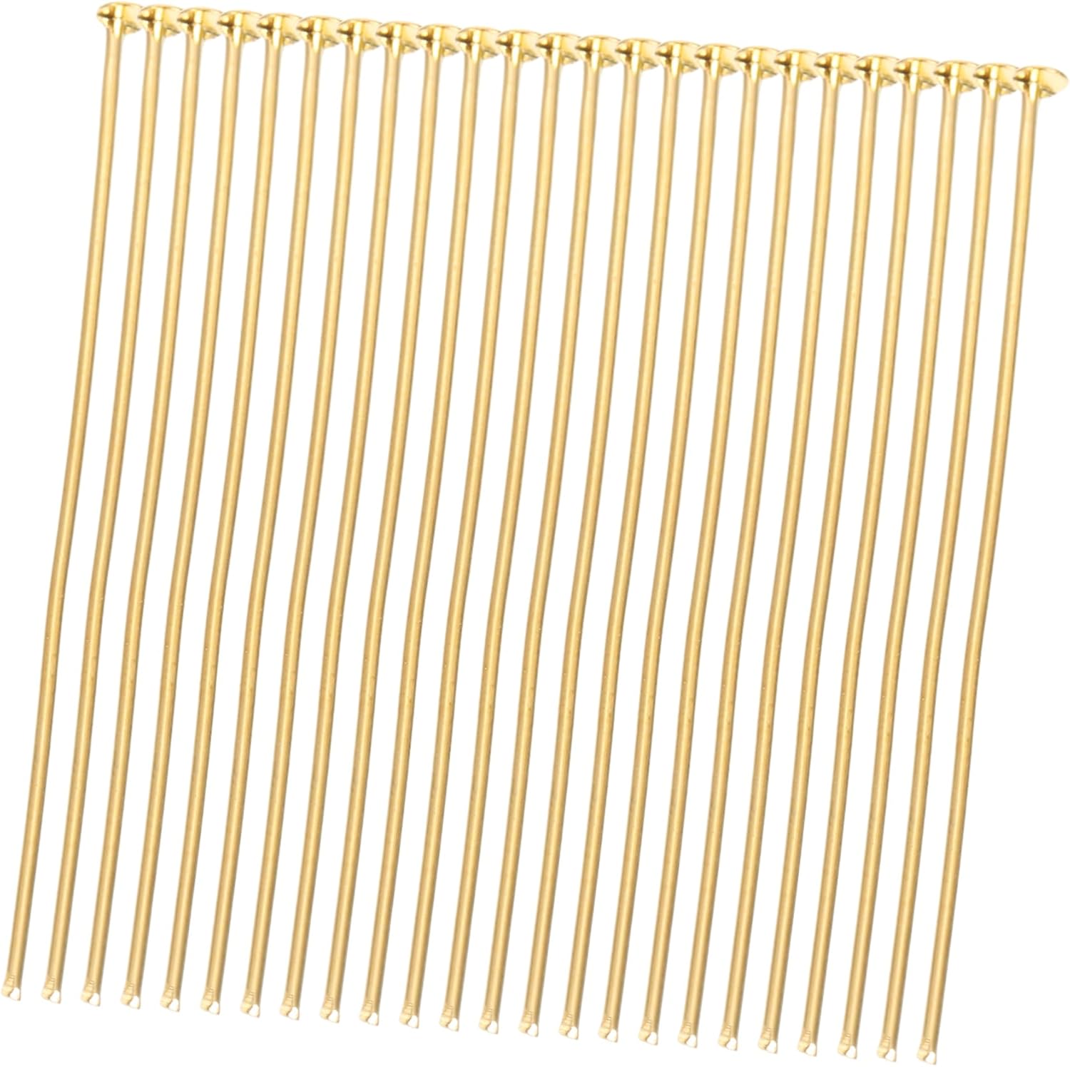 DIYEAH 1200pcs Bead Head Pins for Jewelry Making Easy to Use Metal Beading Pins Flat Head and Open Eye