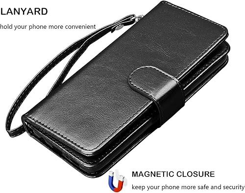 Miniatura 6 de Njjex Funda para Galaxy S20 Ultra 5G, para Samsung Galaxy S20 Ultra (6.9 pulgadas), 9 ranuras para tarjetas Funda de piel sintética para crédito de