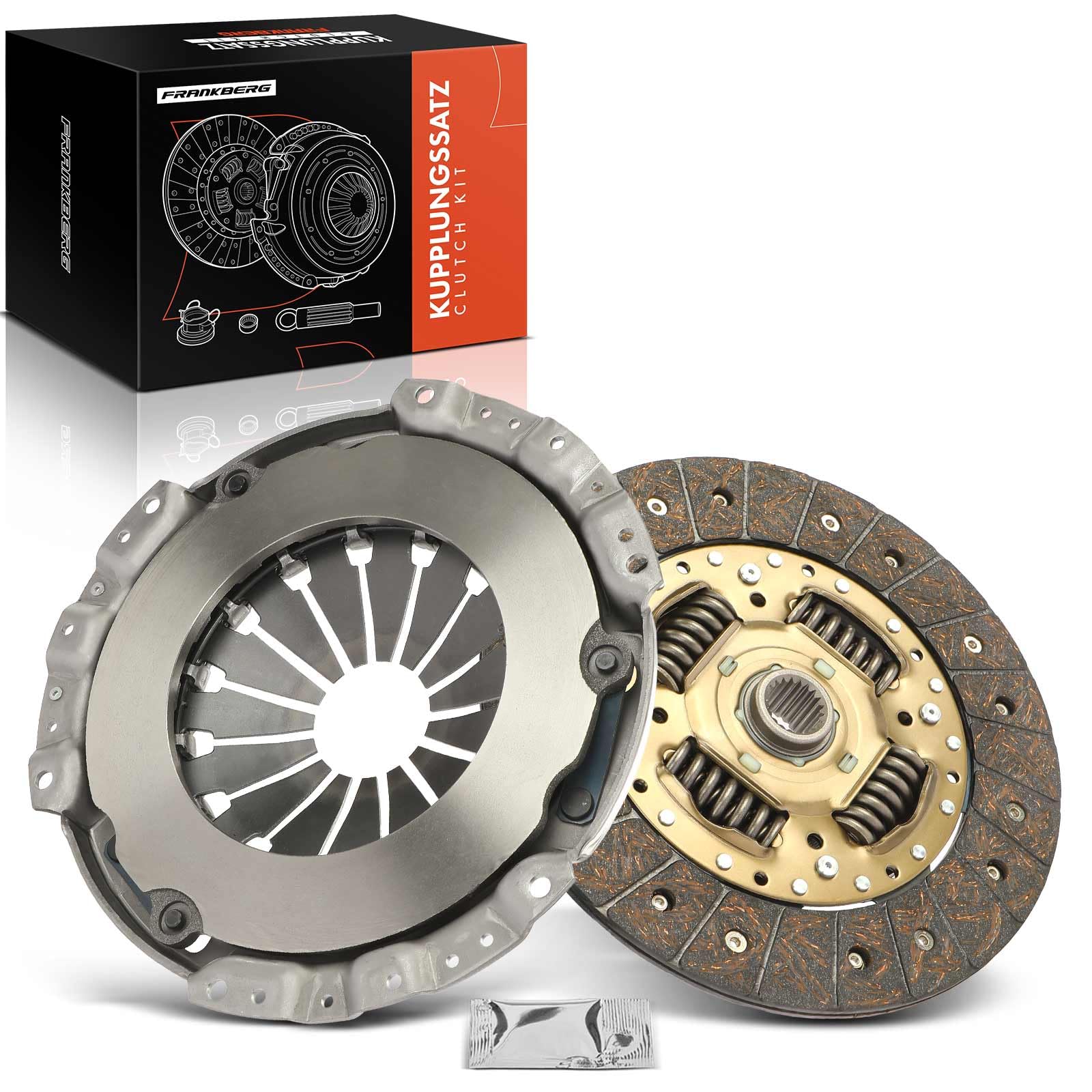 Frankberg Kit de embrague 826374 | Compatible con: Autobús Primastar X83, Autobús de tráfico II JL, Autobús Interstar X70, Caja Interstar X70