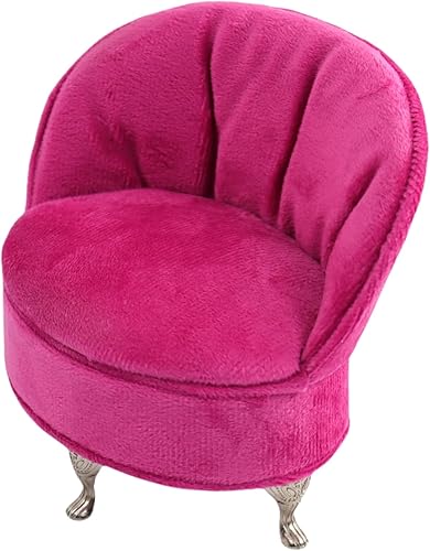 Miniatura 9 de CONCISE Accesorios para casa de muñecas en miniatura, muebles de casa de muñecas, joyero, caja de joyería de almacenamiento de terciopelo para