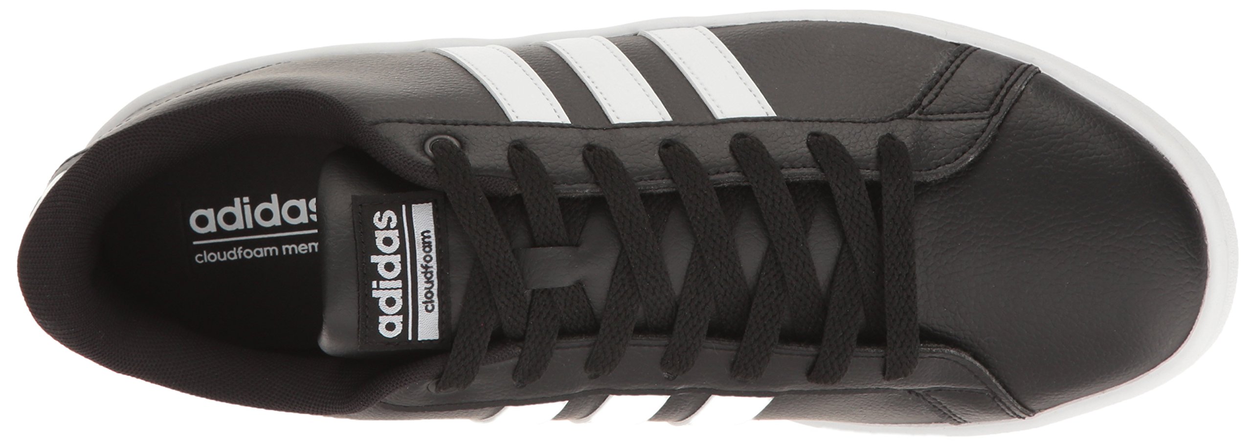 Adidas Mens Cloudfoam Advantage Sneakers Black White